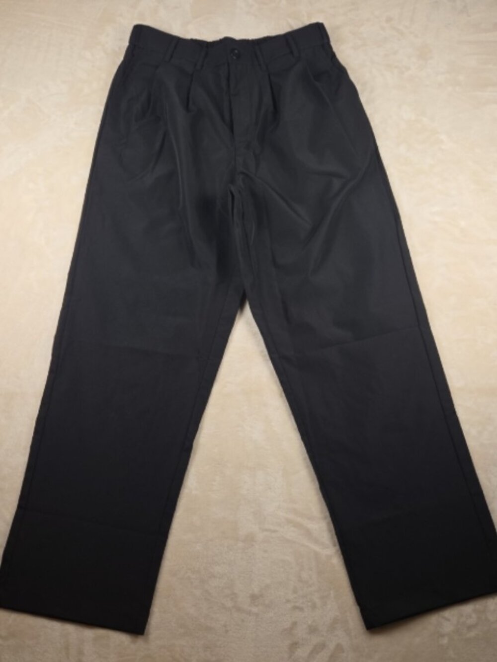 Shein Black Pleated Trousers Size M NWOT